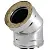 Отвод 45° ВУЛКАН d115х215 V50R (321/0,8мм+304/0,5мм)