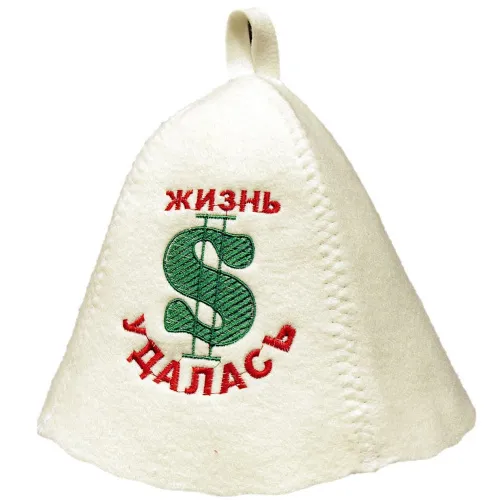 Шапка БАННЫЙ ТЕРЕМ Жизнь удалась