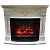 Портал InterFlame ИДАЛЬГО (под очаг PANORAMIC 25-30) шпон бежевый с золотой патиной