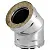 Отвод 45° ВУЛКАН d200х300 V50R (321/0,5мм+304/0,5мм)