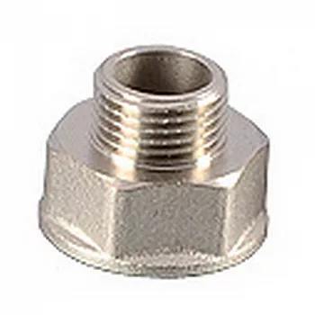 Переходник LAVITA 3/4" 1/2" латунь никель