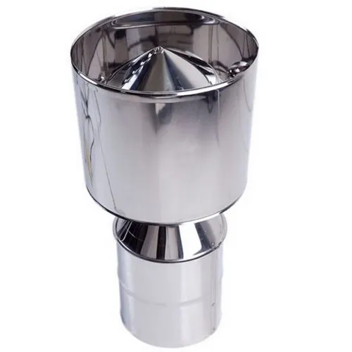 Оголовок с дефлектором ВЕРМИЛОДЖИК d120х200 (2части) (430/0,5мм)