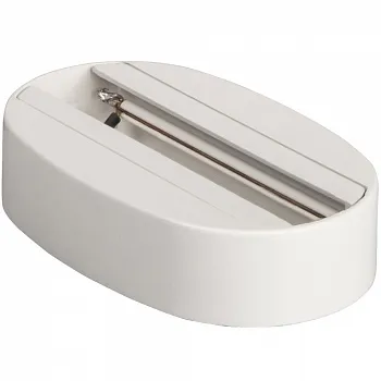 Крепление стационарное (накладное) Jazzway PTR T1- WL белый (для одного светильника)IP40 однофазный