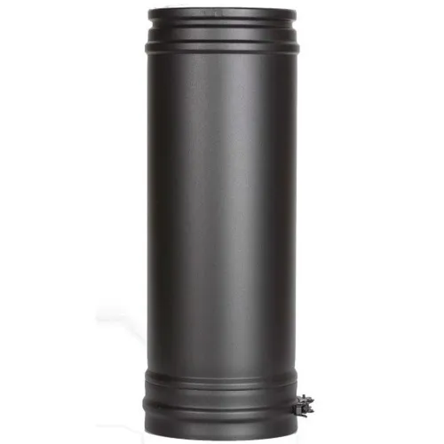 Сэндвич Schiedel Permetr d130х180 L1000 (444/0,5мм+оцинк. краш./0,6мм) черн.