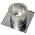 Узел потолочно проходной ФЕРРУМ d150 (430/0,5мм + термо) max t=450°C