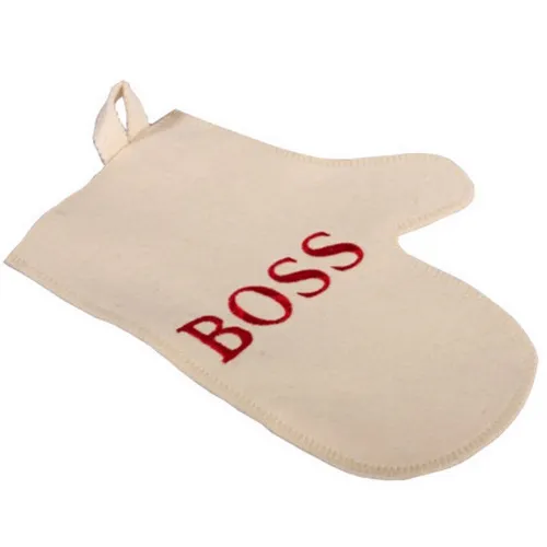 Рукавица для сауны БАННЫЙ ТЕРЕМ BOSS войлок