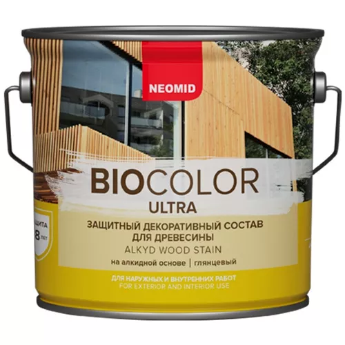 Пропитка для древесины Neomid BioColor ULTRA Тик (2,7)