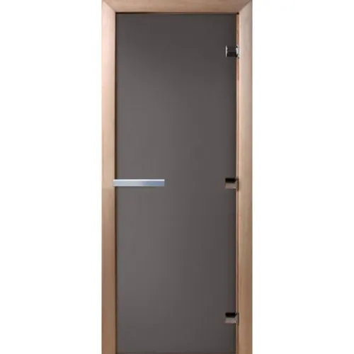 Дверь для сауны 70*200 Графит матовый DW