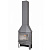 Печь-камин ЭКОКАМИН Мюнхен пристенно-угловой графит (дверка без перемычек)